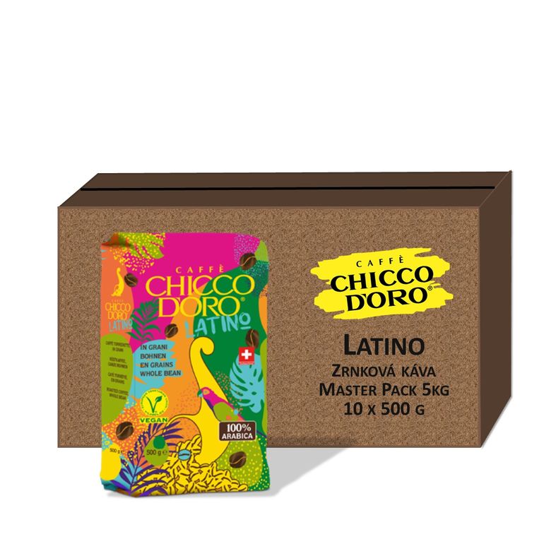 Chicco d'Oro Latino 5kg, zrnková káva